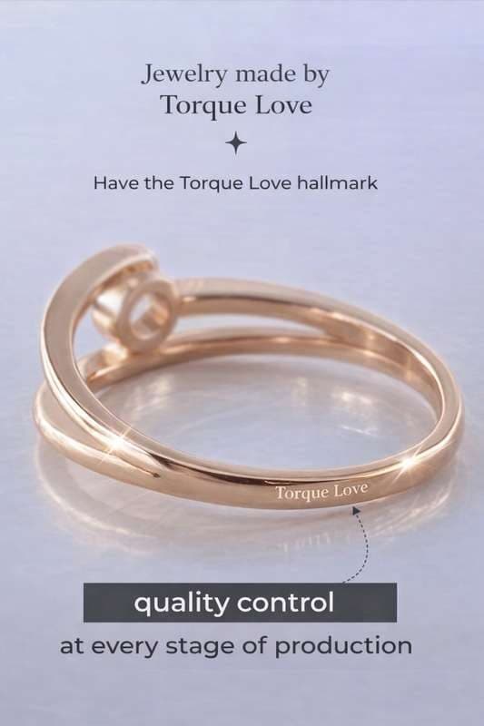 Gold plated ring with stone jewelry
