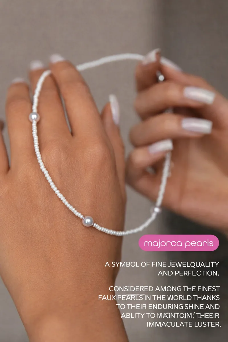 Neck Choker Made Of Beads Jewelry - Fashion Alloy