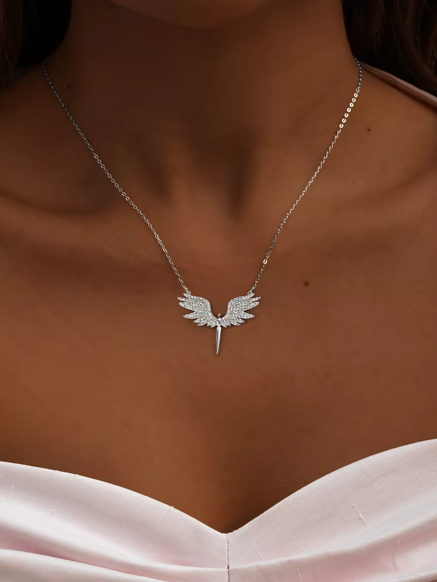 Necklace 925 Silver Phoenix Angel Wings Jewelry - 925 Sterling Silver