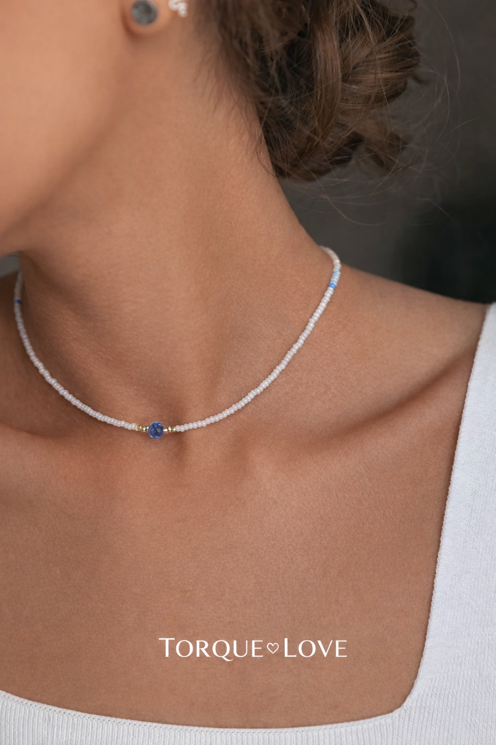 Neck Choker Made Of Beads Jewelry