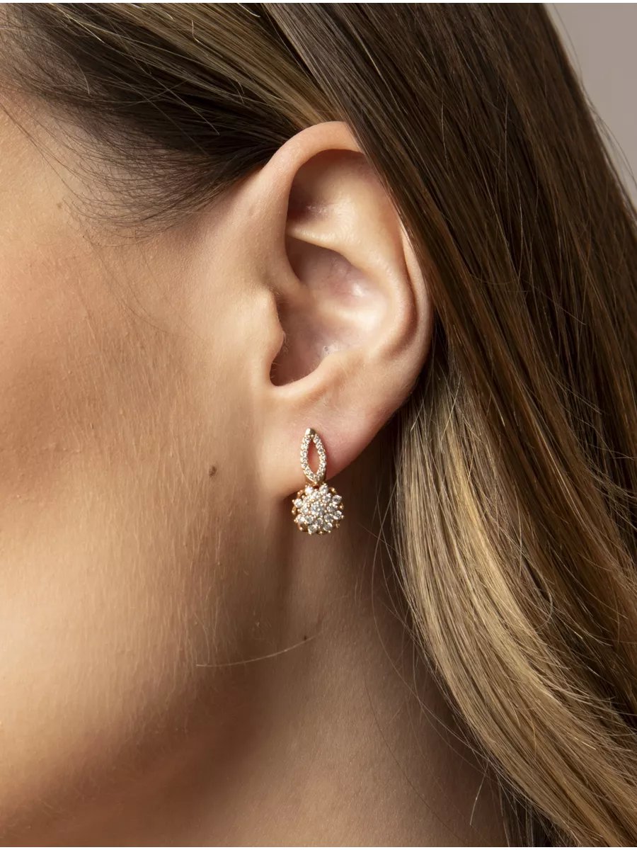 Earrings Jewelry Medical Alloy With Stones - Stainless Steel