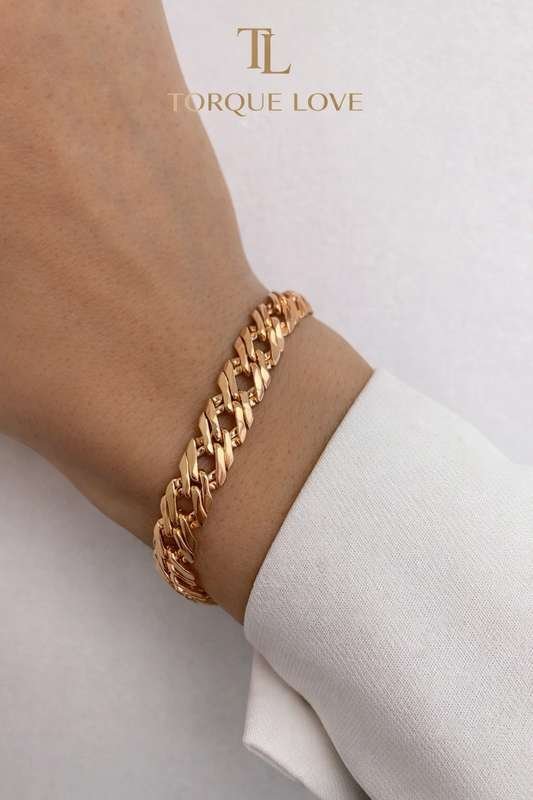 Women's Wrist Bracelet - Double Rhombus