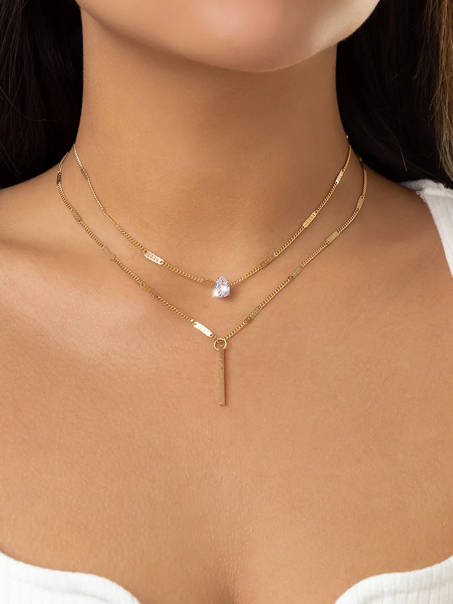Jewelry On The Neck Necklace Double Choker