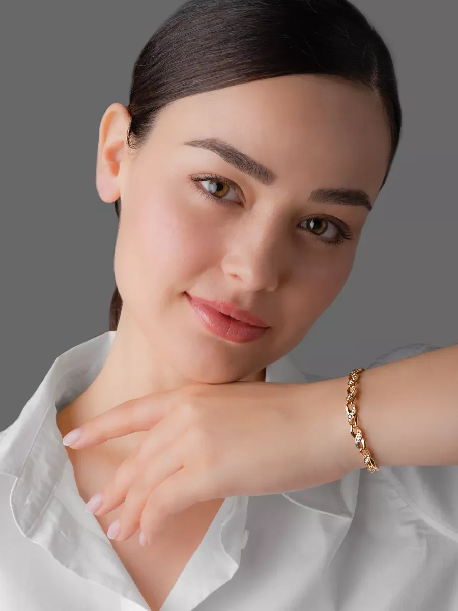 Gold Jewelry Hand Bracelet - Stainless Steel